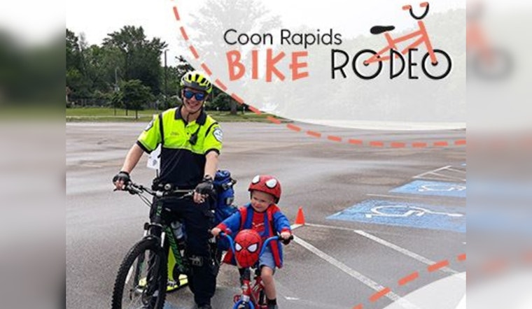 Coon Rapids Gears Up for Free Bike Rodeo, Focused on Kids' Safety and Fun
