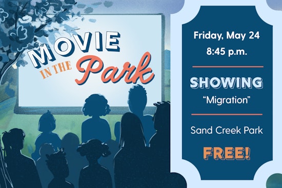Coon Rapids Hosts Free Outdoor Movie Night at Sand Creek Park on May 24
