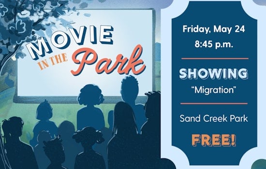 Coon Rapids Hosts Free Outdoor Movie Night at Sand Creek Park on May 24