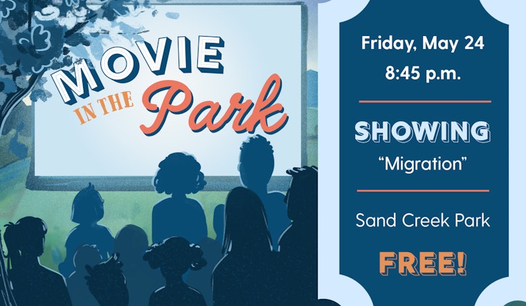 Coon Rapids Hosts Free Outdoor Movie Night at Sand Creek Park on May 24