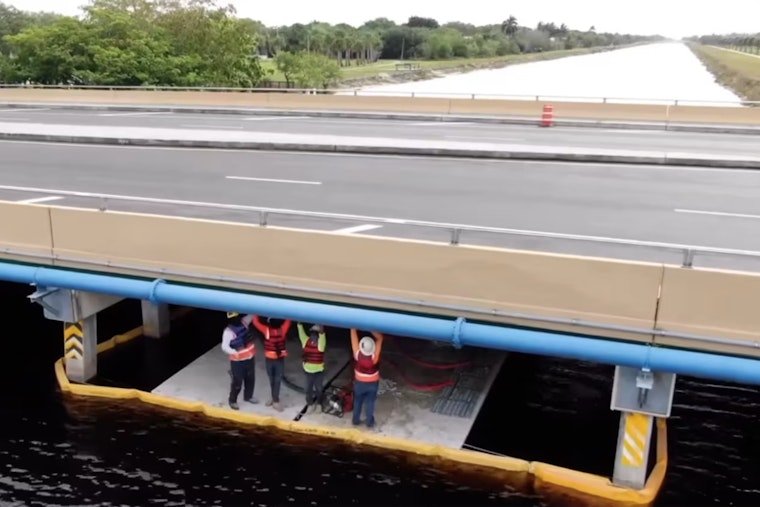 Coral Springs Traffic Alert for Riverside Drive Bridge Rehab Begins With Innovative Underwater Technique