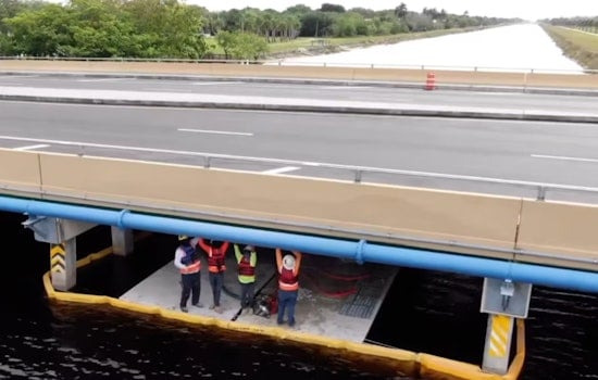 Coral Springs Traffic Alert for Riverside Drive Bridge Rehab Begins With Innovative Underwater Technique