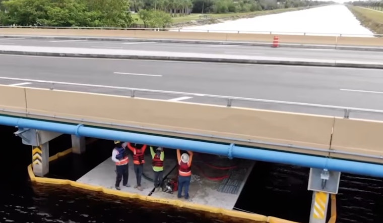 Coral Springs Traffic Alert for Riverside Drive Bridge Rehab Begins With Innovative Underwater Technique