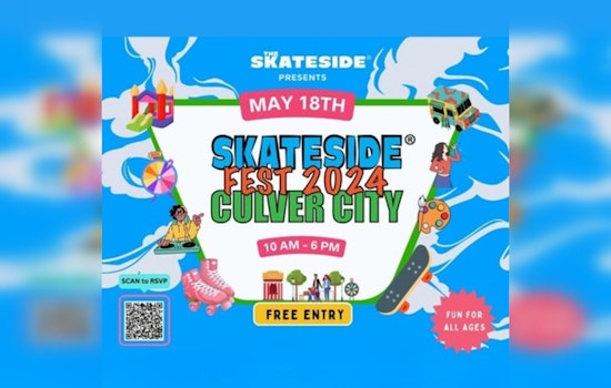 Culver City's Bill Botts Park to Host Family-Friendly SKATESIDE Fest with Skateboarding and Art