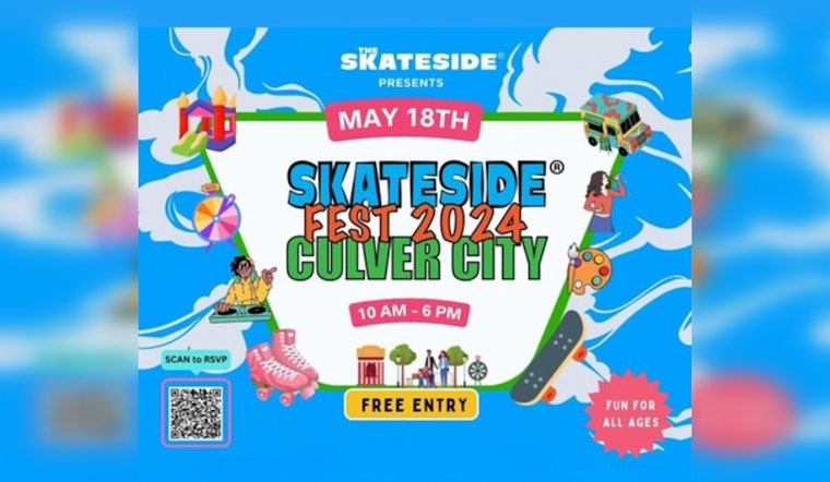 Culver City's Bill Botts Park to Host Family-Friendly SKATESIDE Fest with Skateboarding and Art