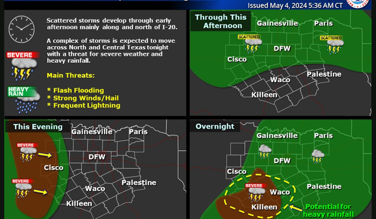 Dallas Braces for Potential Severe Storms with Hazardous Weather Outlook Issued
