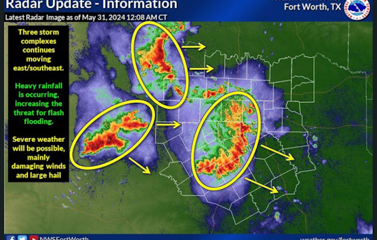 Dallas Braces for Severe Weather as NWS Issues Thunderstorm and Flood Warnings