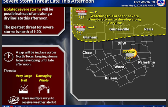 Dallas Braces for Weather Onslaught: Thunderstorms, Hail, and Flooding in North and Central Texas Forecast