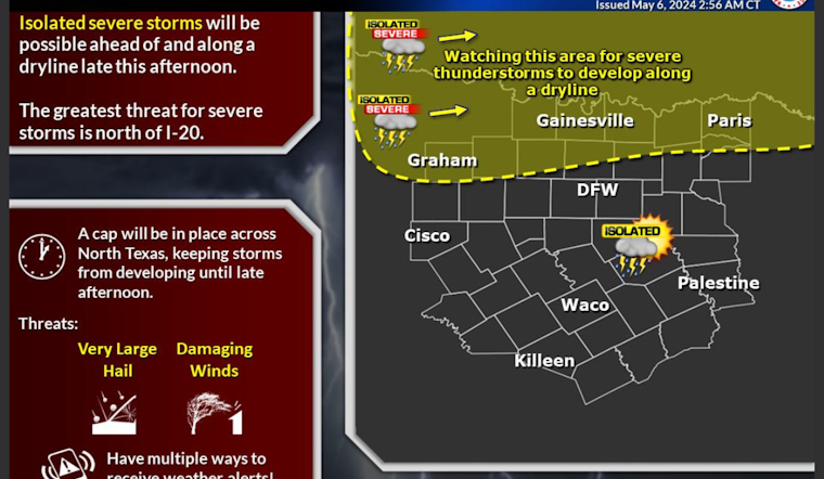 Dallas Braces for Weather Onslaught: Thunderstorms, Hail, and Flooding in North and Central Texas Forecast