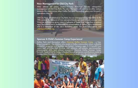 Dallas Parks Brimming with Summer Activities: Fitness, Films, and Fun in the Sun