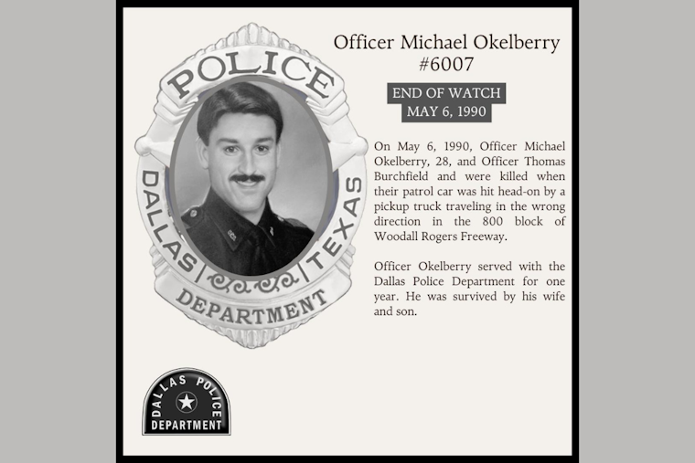 Dallas Police Department Honors Dedicated Officer Thomas Burchield