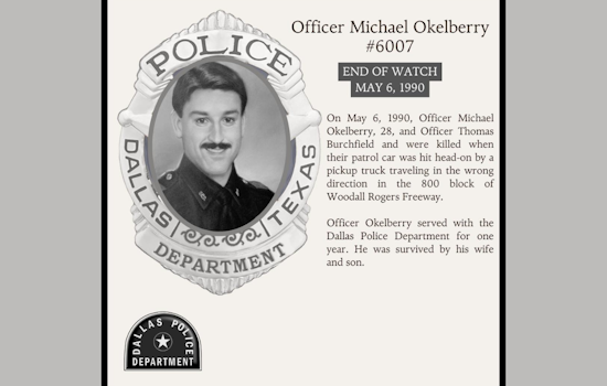 Dallas Police Department Honors Dedicated Officer Thomas Burchield