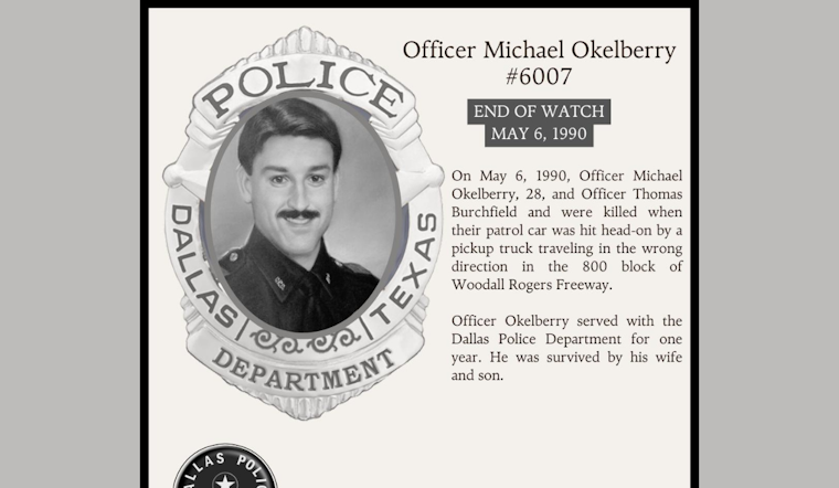 Dallas Police Department Honors Dedicated Officer Thomas Burchield