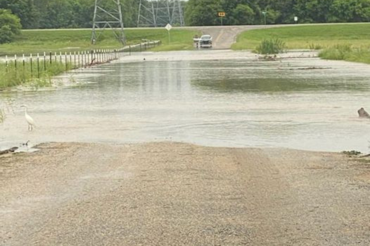 Dallas Sheriff's Deputies Warn of Flooding, Urge Caution on Submerged Roads Amid Heavy Rains