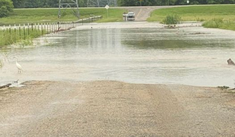 Dallas Sheriff's Deputies Warn of Flooding, Urge Caution on Submerged Roads Amid Heavy Rains