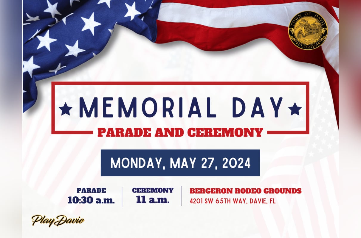 Davie to Honor Fallen Heroes with Memorial Day Parade and Ceremony on