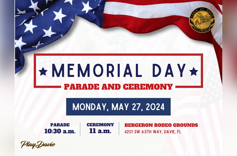 Davie to Honor Fallen Heroes with Memorial Day Parade and Ceremony on May 27