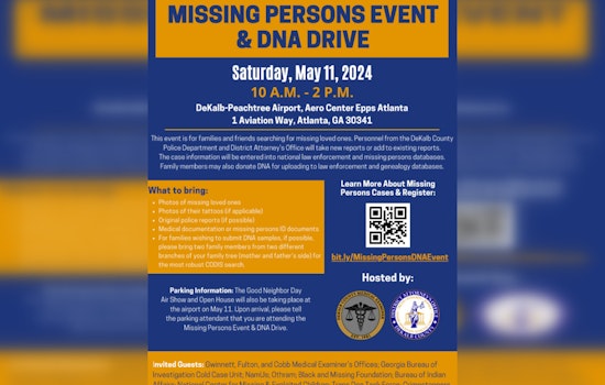 DeKalb County to Host Missing Persons Event & DNA Drive Amidst Air Show Festivities