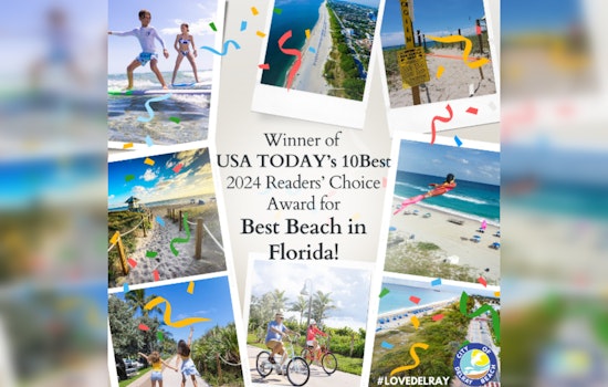Delray Beach Earns Top Spot as Florida's #1 Best Beach in USA TODAY Readers' Choice Awards