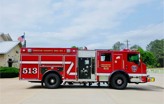Denton County Fire Department Unveils New State-of-the-Art Fire Engine with Traditional 'Push In' Ceremony