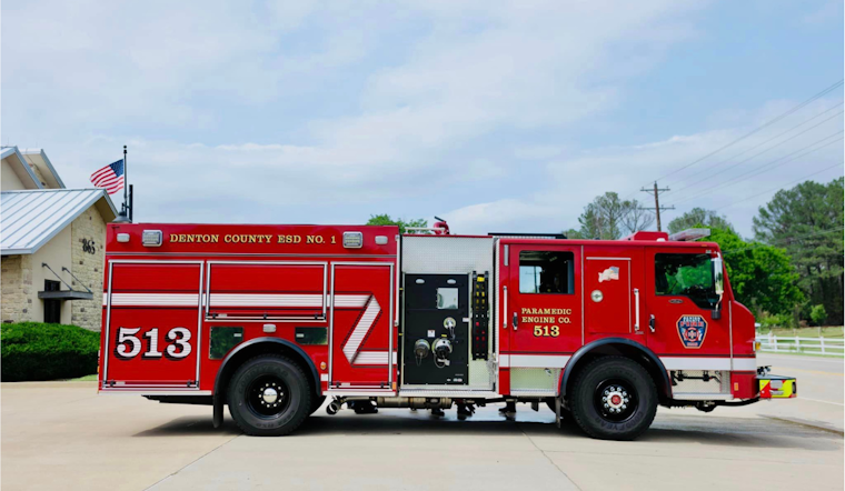 Denton County Fire Department Unveils New State-of-the-Art Fire Engine with Traditional 'Push In' Ceremony