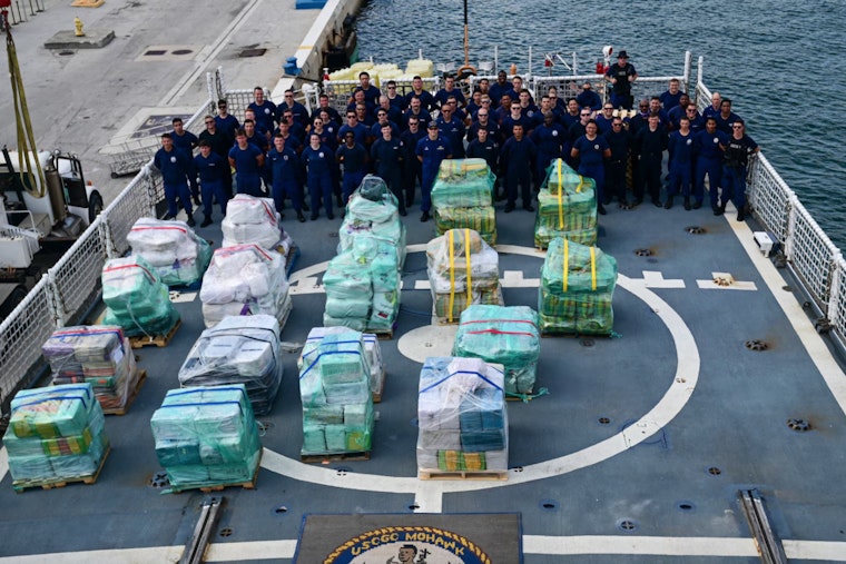 $185M in Narcotics Seized by Coast Guard, 10 Alleged Smugglers Detained at Port Everglades
