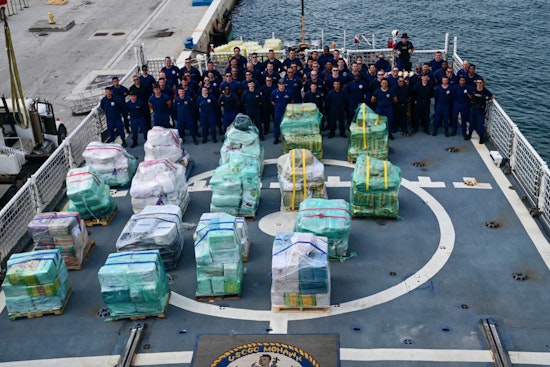 $185M in Narcotics Seized by Coast Guard, 10 Alleged Smugglers Detained at Port Everglades