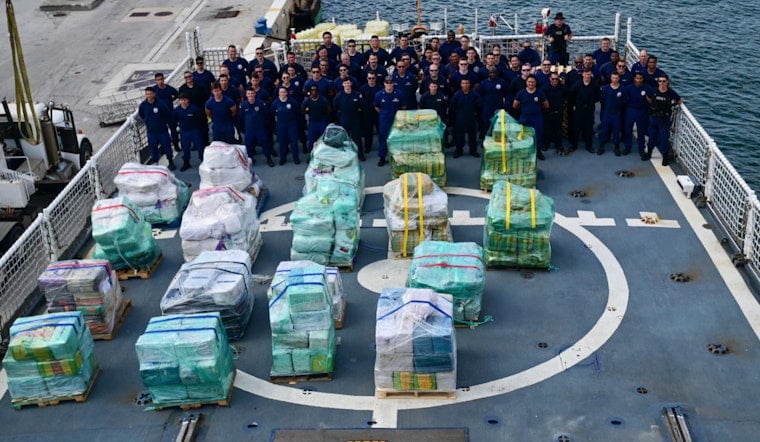 $185M in Narcotics Seized by Coast Guard, 10 Alleged Smugglers Detained at Port Everglades