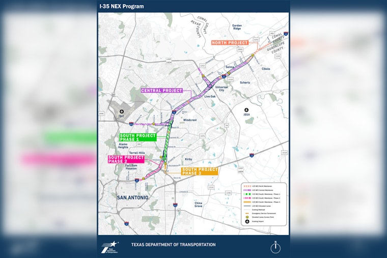$700 Million I-35 Expansion Underway in San Antonio to Combat Traffic Gridlock