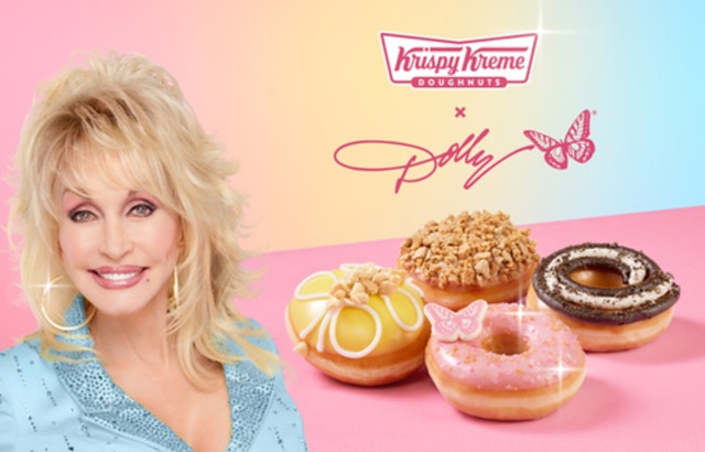 Dolly Parton and Krispy Kreme Sweeten Up Stores with "Dolly Southern Sweets Doughnut Collection"