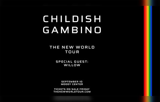 Donald Glover's Alter Ego Childish Gambino to Electrify Austin with "The New World Tour" Stop