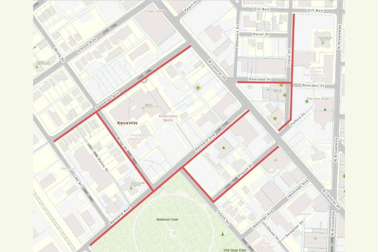 Downtown North Streets to Close for Cleaning June 1, Unmoved Cars Will Be Towed