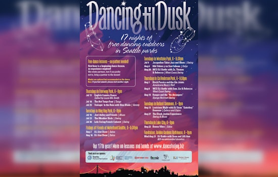 Dust Off Your Dance Shoes, Ready for Free Summer 'Dancing 'til Dusk' Series in Seattle Parks