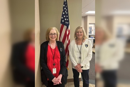 Eden Prairie Police Celebrate Unsung Heroes Paula Rylander and Linda Schlampp on National Support Services/Receptionist Day