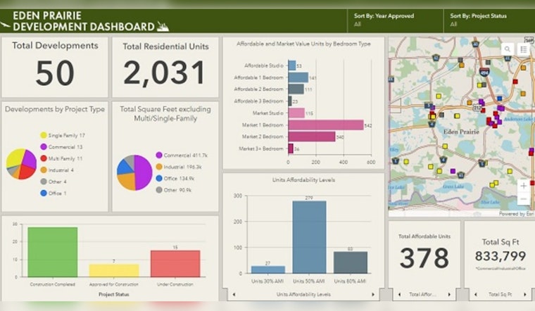 Eden Prairie Unveils Interactive Maps for Real-Time Development Tracking