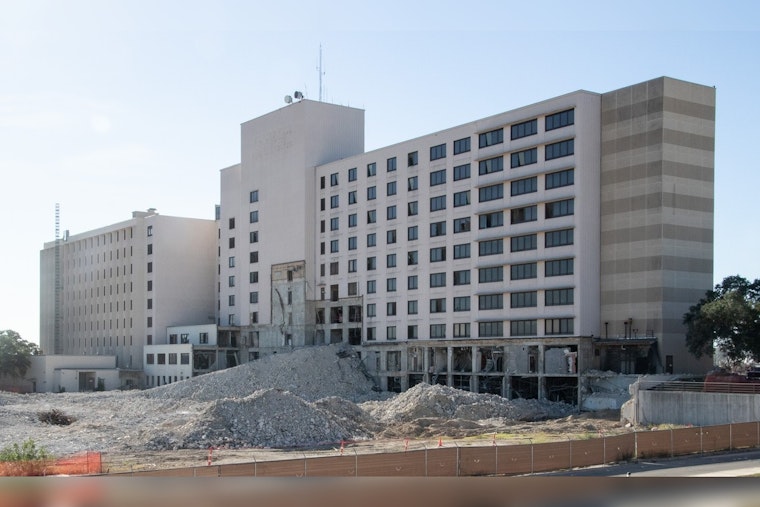 End of an Era: Famed Wilford Hall Medical Center Demolished at Joint Base San Antonio