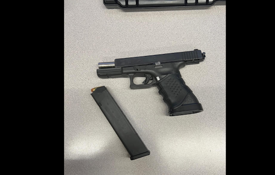 Fairfield Police Arrest Suspect After Chase Reveals Handgun with High Capacity Magazine