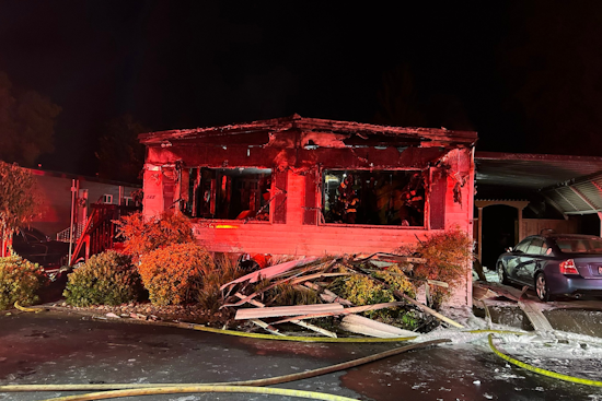 Fatal Fire Ravages Livermore Mobile Home, Claims One Life and Injures Another