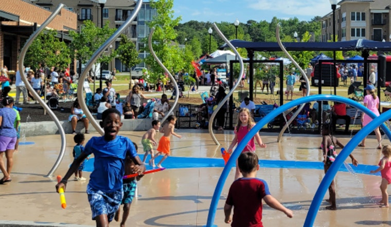 Fayetteville's City Center Park Spray Pad Ready for Summer Fun with Fresh Upgrades