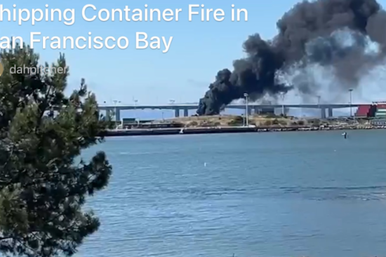 Fire at Port of Oakland Extinguished, Originating in Lithium Battery Storage Facility