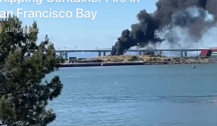 Fire at Port of Oakland Extinguished, Originating in Lithium Battery Storage Facility