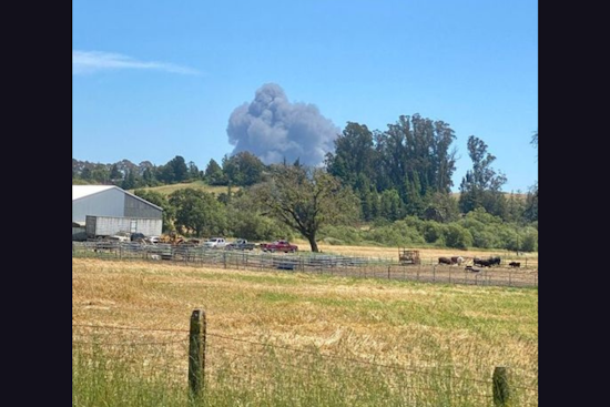Fire Engulfs Barn at Petaluma Egg Farm, No Humans or Animals Harmed