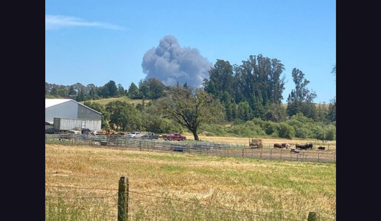 Fire Engulfs Barn at Petaluma Egg Farm, No Humans or Animals Harmed