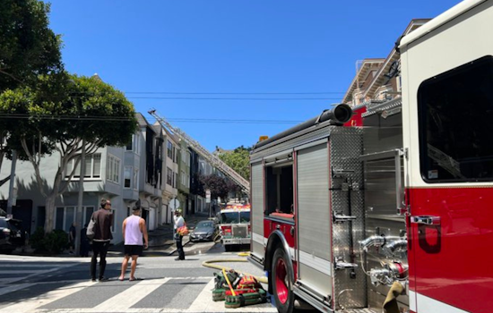 Firefighters Battle Blaze Near Alamo Square in San Francisco, Two Adults Rescued and Hospitalized