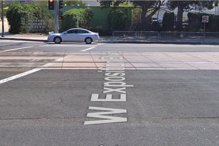 Five Injured as Car Struck by Train Near Exposition Park, No Hospitalizations Reported