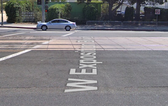 Five Injured as Car Struck by Train Near Exposition Park, No Hospitalizations Reported