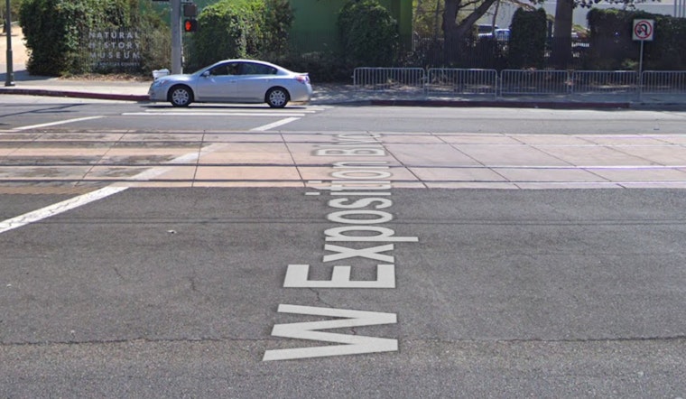 Five Injured as Car Struck by Train Near Exposition Park, No Hospitalizations Reported