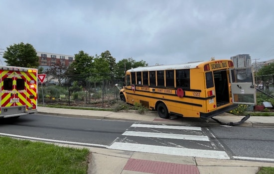 Five Injured as SUV Collides With School Bus in Montgomery County, Silver Spring