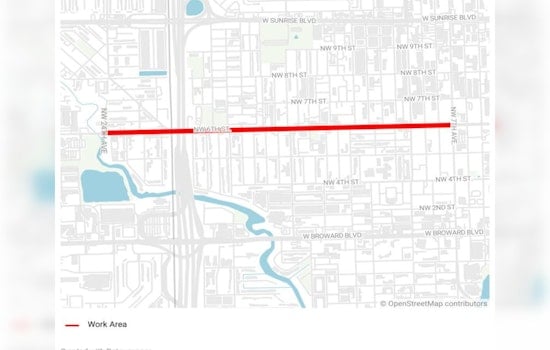Fort Lauderdale Braces for Road Resurfacing, Nightly Disruptions on Sistrunk Boulevard Until May