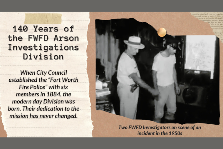 Fort Worth Celebrates 140 Years of Diligence with Anniversary of Arson Investigation Division